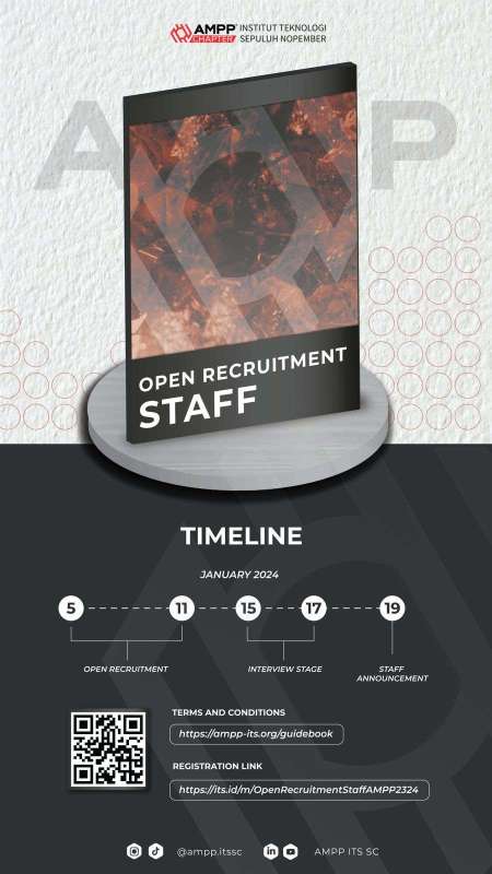 Open Recruitment Staff AMPP ITS SC 2023/2024
