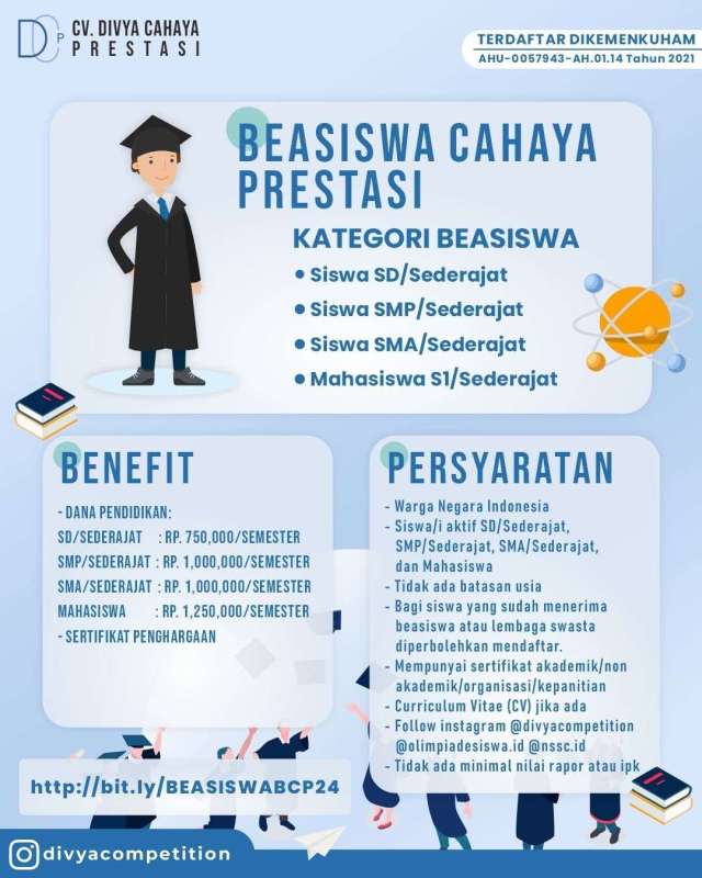 SCHOLATION #5 Find Out More About &ldquo;Beasiswa Cahaya Prestasi"