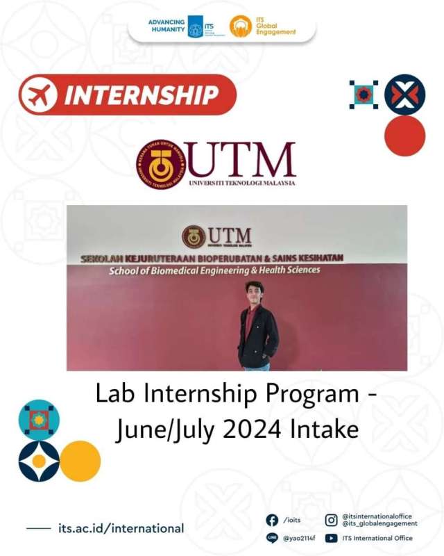 INTERNATIONALIZATION #3 Research Internship Program at UTM 2024