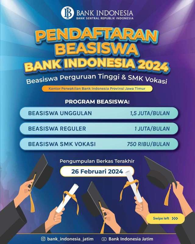 SCHOLATION #15 Find Out More About &ldquo;Beasiswa Bank Indonesia 2024&rdquo;