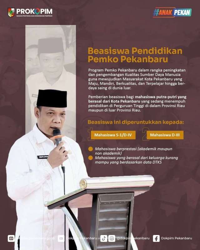 SCHOLATION #20 Find Out More About &ldquo;Beasiswa Pendidikan Pemko Pekanbaru 2024&rdquo;