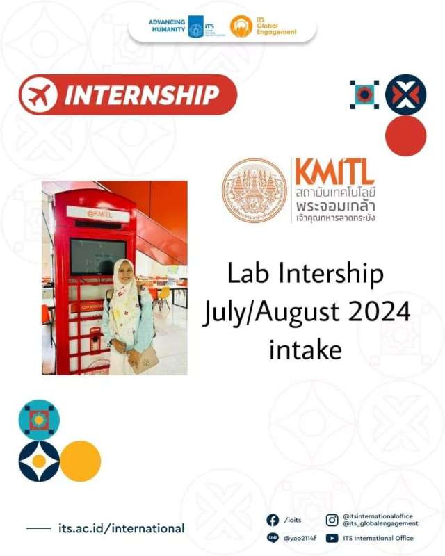 INTERNATIONALIZATION #11 Take a Look at "Lab Internship at KMITL Thailand Intake July-August 2024"