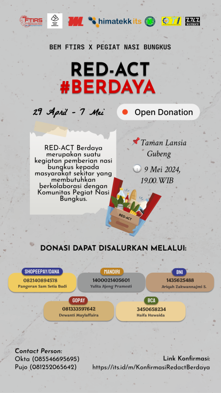 Open Donation RED-ACT Berdaya