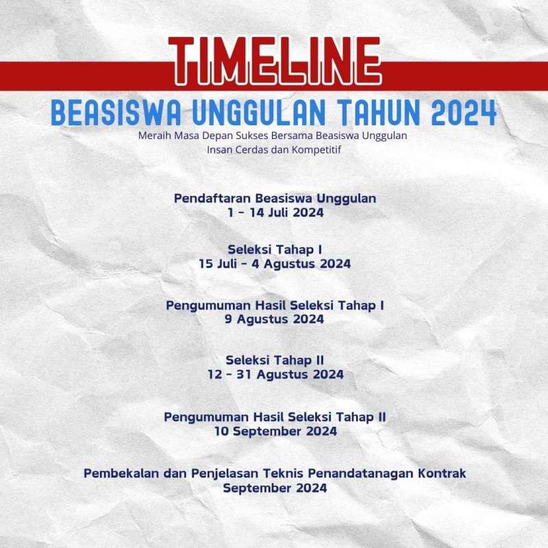 SCHOLATION #40 Find Out More About &ldquo;Beasiswa Unggulan 2024&rdquo;