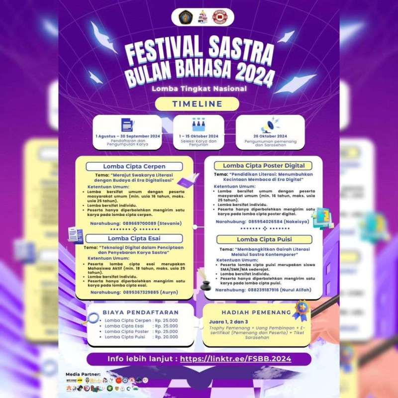 Festival Sastra Bulan Bahasa 2024