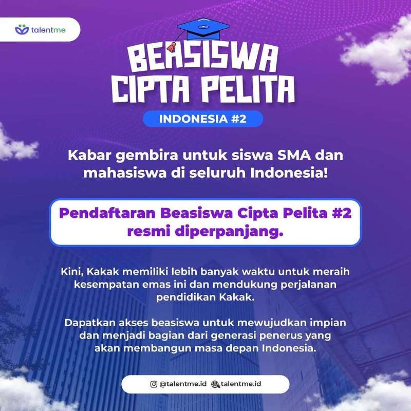 SCHOLATION #5  Find Out More About &ldquo;BEASISWA Cipta Pelita #2&rdquo;