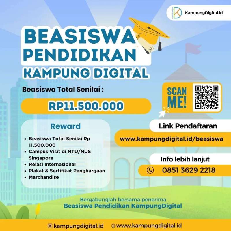 SCHOLATION #6 Find Out More About &ldquo;BEASISWA Pendidikan KampungDigital&rdquo;
