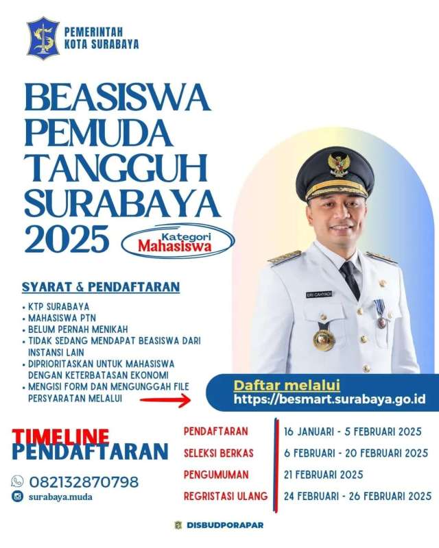 SCHOLATION #13 Find Out More About &ldquo;Beasiswa Pemuda Tangguh Surabaya 2025&rdquo;