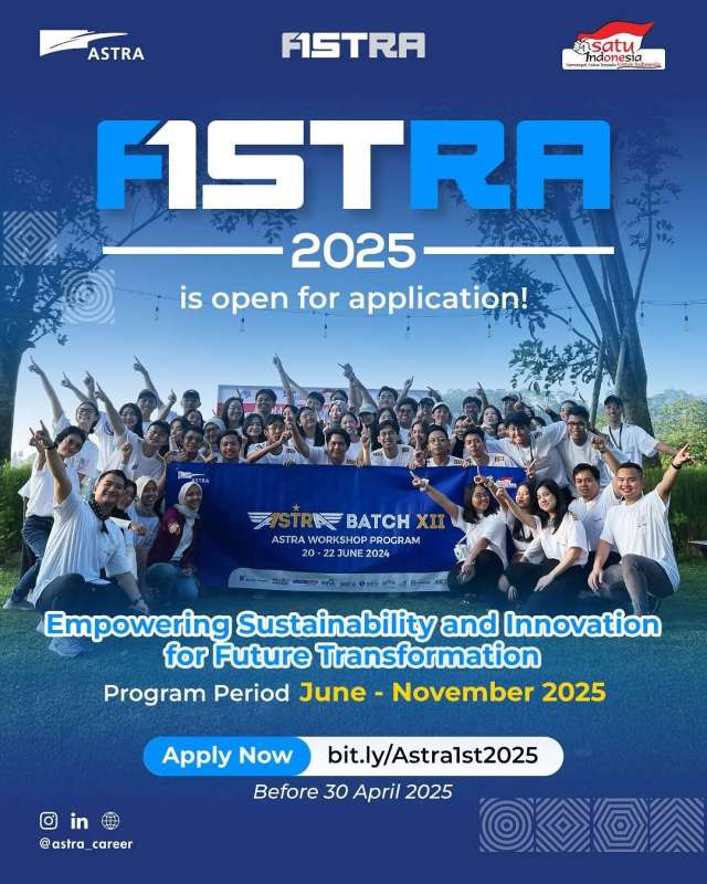 SCHOLATION #23 Find Out More About &ldquo;Beasiswa Astra1st 2025&rdquo;
