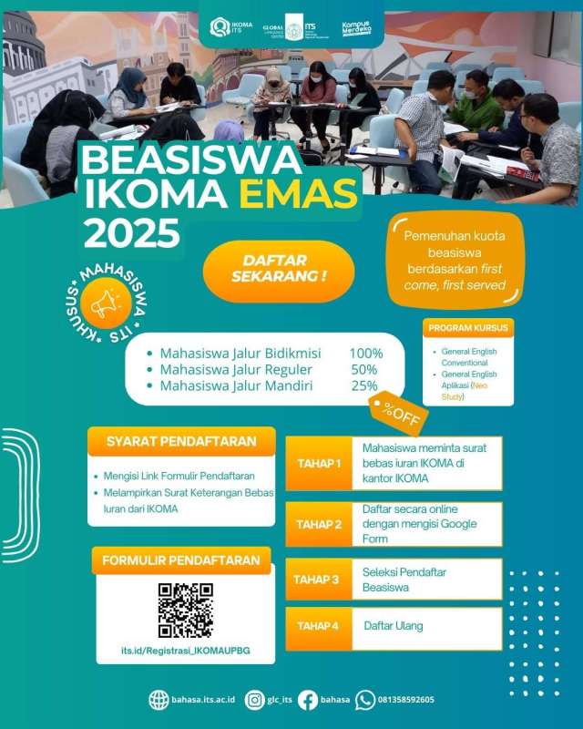 SCHOLATION #25 Find Out More About &ldquo;Beasiswa IKOMA EMAS 2025&rdquo;