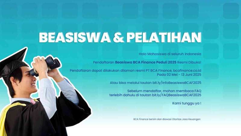 SCHOLATION #44  Find Out More About &ldquo;Beasiswa BCA Finance Peduli 2025&rdquo;