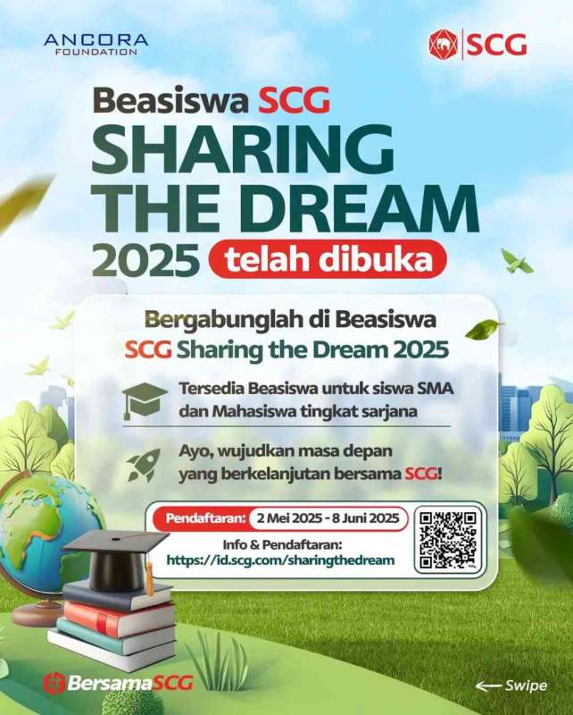 SCHOLATION #47 Find Out More About &ldquo;Beasiswa SCG Sharing The Dream 2025&rdquo;
