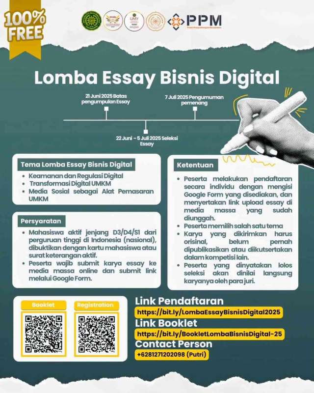 Digital Business Essay Competition 2025 by Manajemen FEB UMY