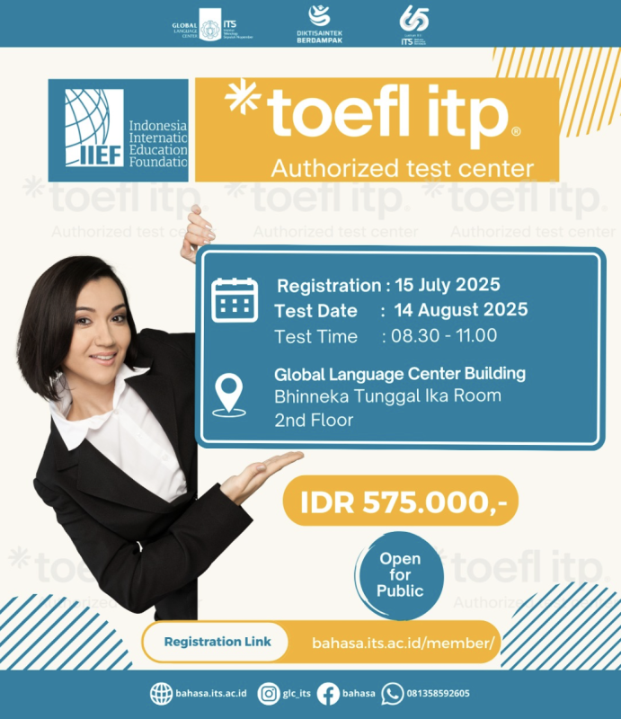 TEFL Preparation #15 TOEFL ITP Authorized Test Center August 2025 Edition