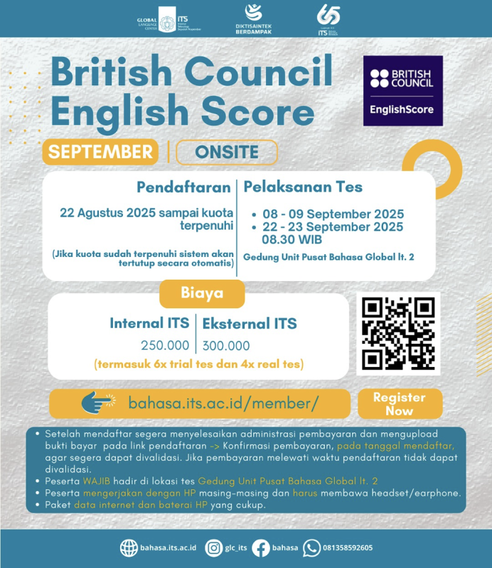 TEFL Preparation #16 Upcoming September British Council English Score Onsite